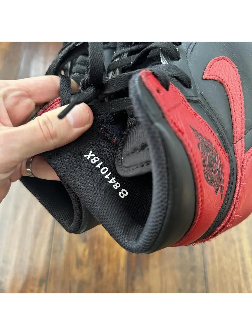 Size 8 - Jordan 1 Retro OG High Banned, Bred 2016 - 555088-001 No Box